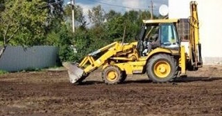 Выравнивание рельефа в Гае в октябре